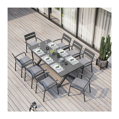 AJUNION X σχήμα υπαίθριο δείπνο για εστιατόριο 76 &quot;D x 36&quot; W x 30'H Μέγεθος τραπεζιού