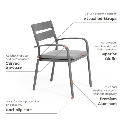AJUNION X σχήμα υπαίθριο δείπνο για εστιατόριο 76 &quot;D x 36&quot; W x 30'H Μέγεθος τραπεζιού