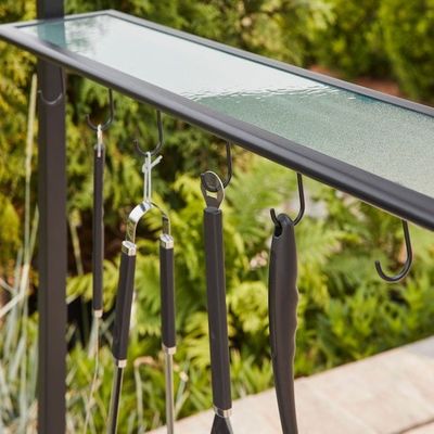 Εξωτερική βεράντα Grill Gazebo Τέντα AJUNION 5x8 Διπλό στρώμα BBQ Canopy με ατσάλινο πλαίσιο