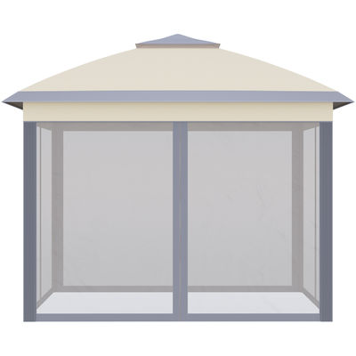 Ανθεκτικό στη σάπια L330 x W330 x H288cm AJUNION Κήπος Gazebo Εξωτερική σκηνή σκηνή Pop Up