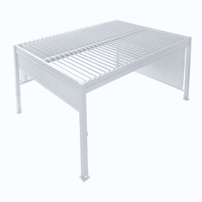 172kg χωρητικότητα φόρτωσης Κήπος Λουβέρτα Pergola Canopy με χειροκίνητο έλεγχο Αλουμινίου πλαίσιο