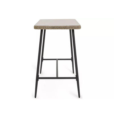Μοντέρνο Design AJUNION Μεταλλικό 4 θέσεις Εστιατόριο Μπαρ Κήπου Ρατάνιο Υφάσματα Εξωτερικό Εστιατόριο