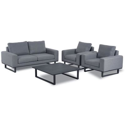 Ανυψώστε τον κήπο σας με το AJUNION All Weather Fabric Outdoor Furniture Sofa Lounge Set