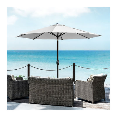 Αδιάβροχη ομπρέλα AJUNION 9ft Outdoor Offset για καφέ και αυλή σε μοντέρνο στυλ