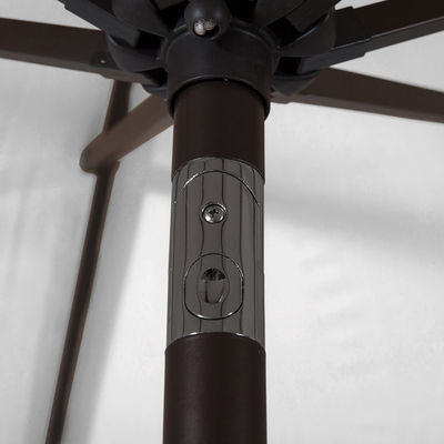 Αδιάβροχη ομπρέλα AJUNION 9ft Outdoor Offset για καφέ και αυλή σε μοντέρνο στυλ