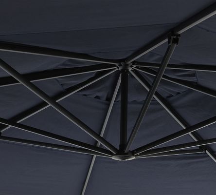 Ανερόστερη Ομπρέλα Εξωτερικού AJUNION Μεγάλο Μέγεθος Αλουμινίου Κάντιλιβερ Ομπρέλα με βάση