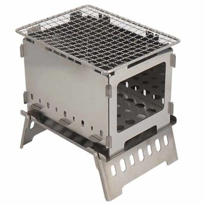 20*15*21 cm ή OEM Πυροσβεστήρες από ανοξείδωτο χάλυβα Μίνι αναδιπλούμενη καμινάδα για πικνίκ