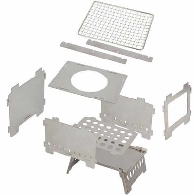 20*15*21 cm ή OEM Πυροσβεστήρες από ανοξείδωτο χάλυβα Μίνι αναδιπλούμενη καμινάδα για πικνίκ