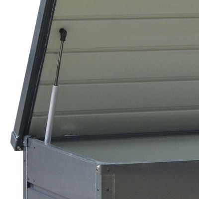 Σύγχρονο σχεδιασμό AJUNION 600L Μεταλλικό αδιάβροχο εξωτερικό κουτί αποθήκευσης κήπου για πισίνα