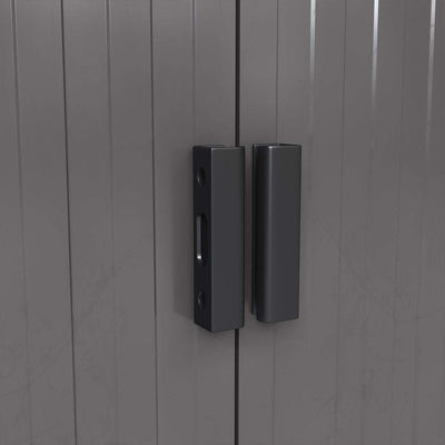 Ανθεκτικό στη σάπια AJUNION 4x6ft Garden Shed Double Sliding Door Metal Storage Shed για εργαλεία ποδήλατο