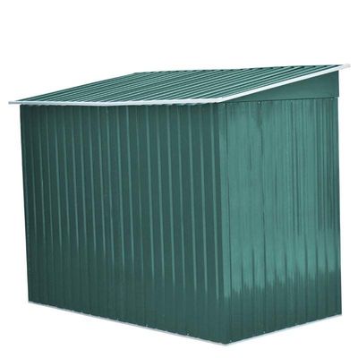 Ανθεκτικό στη σάπια AJUNION 4x6ft Garden Shed Double Sliding Door Metal Storage Shed για εργαλεία ποδήλατο