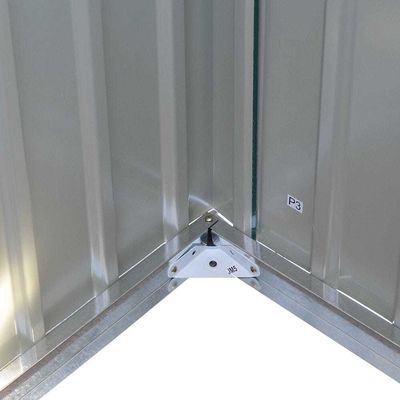 Countyard αποθηκευτικό υπόστεγο AJUNION 7ft χάλυβα μεταλλικό υπόστεγο ποδήλατο με κλειδωτή πόρτα και αεραγωγείο