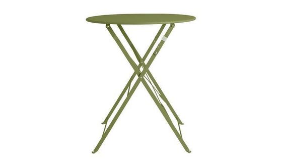 Στυλάτο Metal Steel Garden Set για αυλή Κήπος Σπίτι W80xD68xH82cm Εξωτερικό Bistro Set
