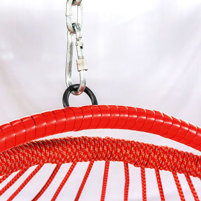 Κηπουρικά έπιπλα W100xL120xH198cm Κουτάλι πλαστικής πλαστικής PE Rattan Egg Chair Κρεμαστική καρέκλα