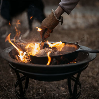 Κήπος Κήπος Κατασκήνωση Φωτιά Καρπός BBQ Grill Fire Pit Bowl με προσαρμοσμένο λογότυπο