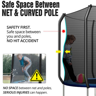 Εφαρμόσιμη σκηνή AJUNION 10ft Trampoline για παιδιά που πηδούν σε πάρκο ή νηπιαγωγείο