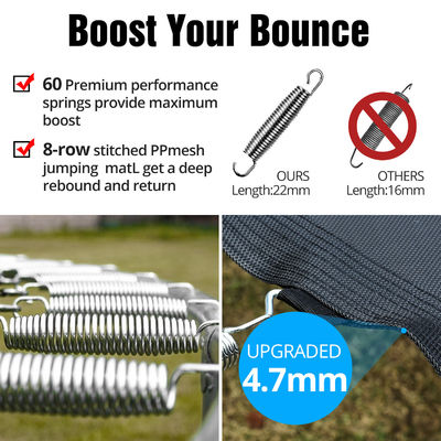 Εφαρμόσιμη σκηνή AJUNION 10ft Trampoline για παιδιά που πηδούν σε πάρκο ή νηπιαγωγείο