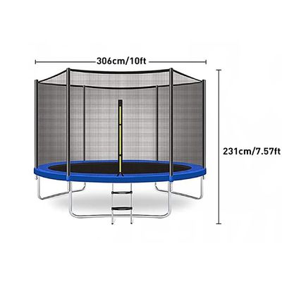 Αναζητήστε τη χαρά του πηδήγματος με το AJUNION 10ft Park Trampoline και το Enclosure Net