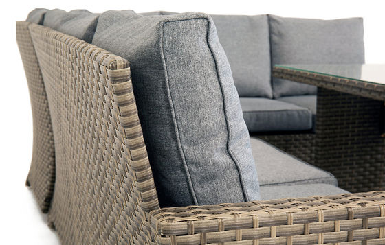 Μέγεθος σκαμνίου L.44 X W.44 X H.41cm AJUNION PE Rattan Garden Set για τον εξωτερικό χώρο σας