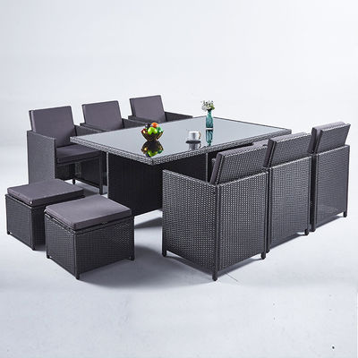 PE Rattan High Back Sofa Chair Set για εξωτερική εσωτερική αυλή κήπος μπαλκόνι πισίνα παραλία