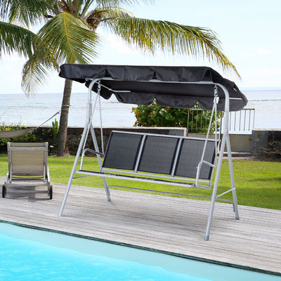 170W x 153H cm Μεταλλική εξωτερική κουλτούρα κλίβανος κήπος πάγκος κρεμασμένη κρεμάλα καρέκλα βεράντα κλίβανος