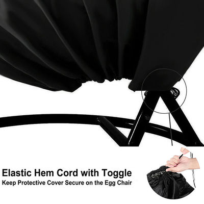 600D Oxford PVC Single Hanging Swing Chair Προστατευτές σκόνης για εξωτερική αυλή κήπου