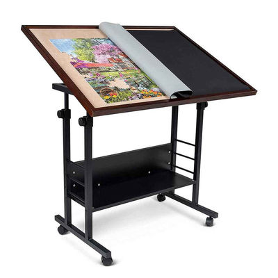 Unisex AJUNION 1500 κομμάτια Jigsaw Puzzle Board με διπλό πόδι και 4 τροχούς ηλικίας 8-13 ετών