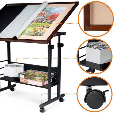Unisex AJUNION 1500 κομμάτια Jigsaw Puzzle Board με διπλό πόδι και 4 τροχούς ηλικίας 8-13 ετών