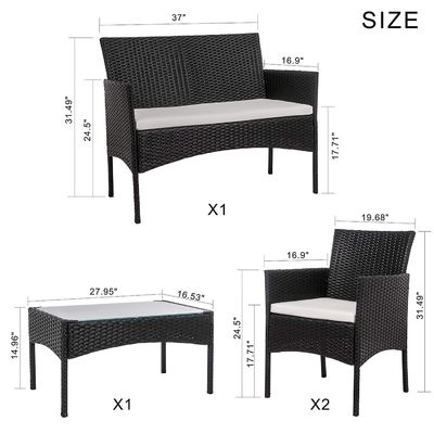 Y Mail Packing Woven Patio Set All Weather Rattan Εργαλεία κήπου από την AJUNION