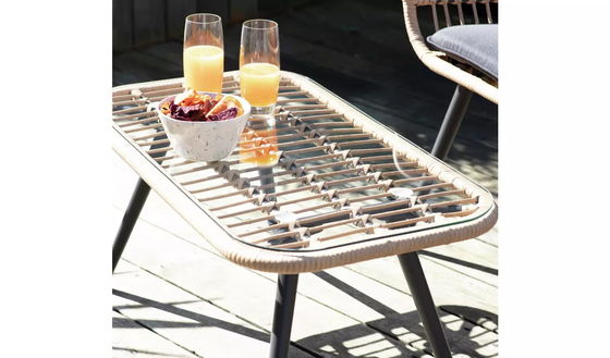 Μεταμορφώστε τον κήπο σας με το AJUNION 4 Piece All Weather Wicker Set
