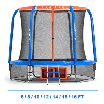 Ατσάλινο πλαίσιο 14 FT ή OEM Ενήλικες και παιδιά Fitness Jump κρεβάτι Τραμπλίνου με δίχτυ ασφαλείας εσωτερικό άθλημα