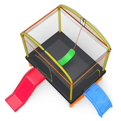 Παιδική γυμναστική Unisex Iron Frame Indoor Outdoor Trampoline με σκάλα αναρρίχησης και διαδρόμιο