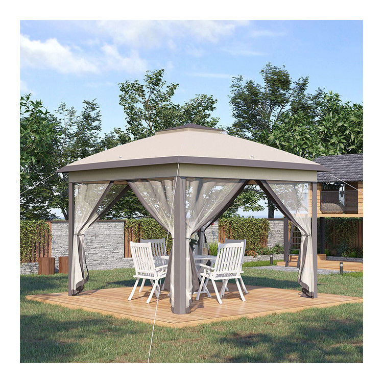 Ανθεκτικό στη σάπια L330 x W330 x H288cm AJUNION Κήπος Gazebo Εξωτερική σκηνή σκηνή Pop Up