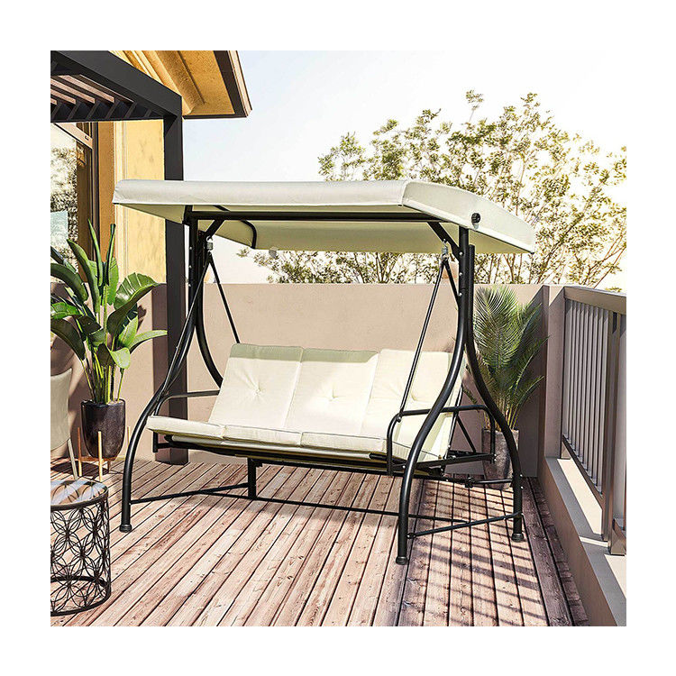 AJUNION Ατσάλινα πλαίσια Κρέμα για κήπο 150kg